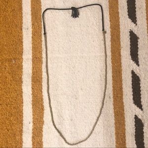 Madewell brass beaded necklace